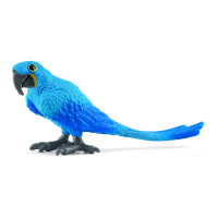 Hyazinth-Ara Figur von Schleich Wild Life, handbemalt,...