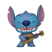 Blaues T-Shirt mit niedlichem Stitch-Print für Disney-Fans.