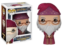 Pop! Movies Harry Potter Albus Dumbledore Figur mit detailgetreuer Gestaltung und markanter Kleidung.