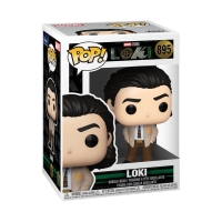 Grünes Pop! Marvel Loki Figur mit goldenem Helm und...
