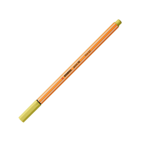 Senfgelber Fineliner Point 88 mit feiner Spitze für präzises Schreiben und Zeichnen.
