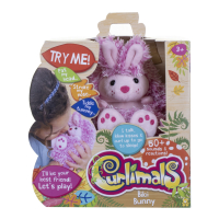 Rosa Kuscheltier Bibi der Hase aus der Curlimals...