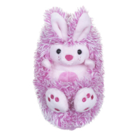Rosa Kuscheltier Bibi der Hase aus der Curlimals Kollektion mit niedlichem Design und kuschelweichem Material.