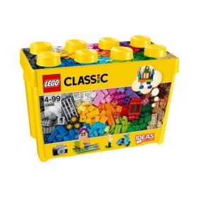 Buntes LEGO Classic Bausteine Set in großer Box.