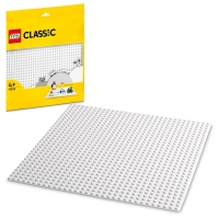 Weiße LEGO Classic Bauplatte für kreatives...