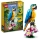 Buntes LEGO Creator Set mit exotischem Papagei zum Bauen und Spielen.