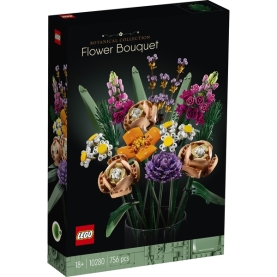 LEGO Blumenstrauß Set mit bunter Blumenpracht und verschiedenen Blumensorten.