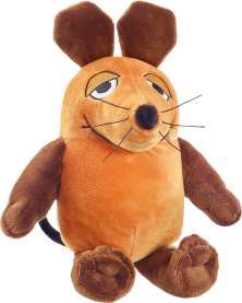 Kuschelige Plüschmaus in 25cm Größe mit liebevollen Details aus der Sendung mit der Maus.