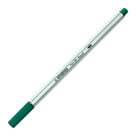 Filzstift Pen 68 Brush in Blaugrün mit Pinselspitze für kreative Kunstprojekte.
