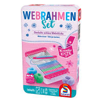 Holzwebrahmen-Set für Kinder mit bunter Wollauswahl...