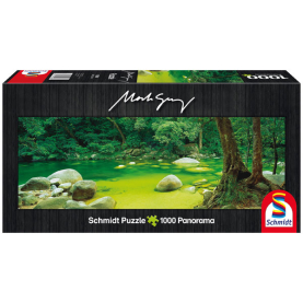 Puzzle mit 1000 Teilen, Motiv von Mark Grey Mossmann Gorge Queensland, herausforderndes Rätselspaß für Puzzle-Liebhaber.