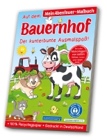 Kreatives Malbuch Mein Abenteuer auf dem Bauernhof...