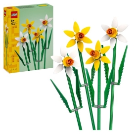 LEGO Creator Narzissen Set mit bunter Blumenpracht, ideal zum Selbstbauen und dekorieren.