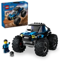 Blauer Lego City Monstertruck mit großen...