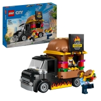 Lego City Burger Truck Spielset mit Fahrzeugen und...