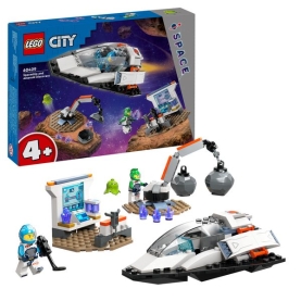 Lego City Spaceship - Weltraum-Set mit Rettungsraumschiff, Astronauten und Asteroid.