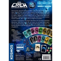 Kartenspiel Die Crew - Gemeinsam zum 9. Planeten mit spannenden Missionen und kooperativem Gameplay.
