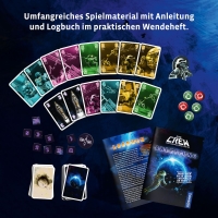 Kartenspiel Die Crew - Gemeinsam zum 9. Planeten mit spannenden Missionen und kooperativem Gameplay.