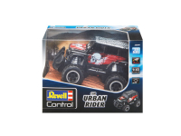Ferngesteuertes RC Auto SUV Urban Rider in Blau mit LED-Lichtern und voller Fahrfunktion.