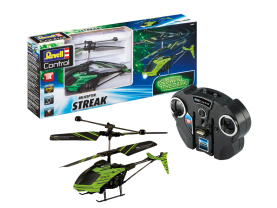 Revell RC Helikopter Streak leuchtet im Dunkeln, inklusive Fernsteuerung und Batterien.