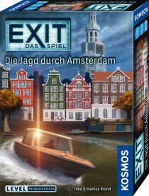 Exit - Das Spiel: Die Jagd durch Amsterdam - Rätselspiel in der Hauptstadt der Niederlande mit spannenden Aufgaben und kniffligen Herausforderungen.