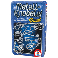 Kleine Metall-Knobelei in nostalgischer Metalldose...