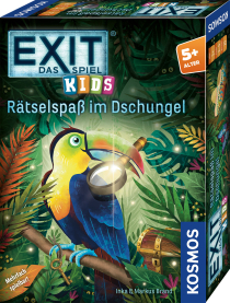 KOSMOS Exit - Das Spiel: Kids - Rätselspaß im Dschungel für Kinder ab 8 Jahren.