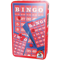 Metalldose mit klassischem Bingo-Spiel, ideal für...