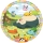 Buntes Pokémon-Rundpuzzle mit 500 Teilen und verschiedensten beliebten Charakteren.
