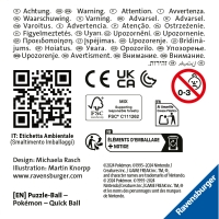 Pokémon Flottball Puzzle-Ball mit 54 Teilen und buntem Design
