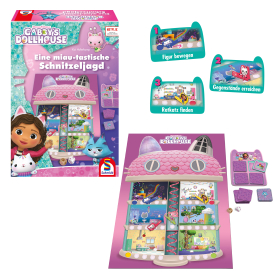 Buntes Spielset Gabbys Dollhouse mit Figuren und Zubehör für kreativen Spielspaß.