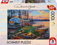Puzzle Campingidyll am See mit 1000 Teilen und...