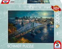 Puzzle Mond über Manhattan mit 2000 Teilen -...
