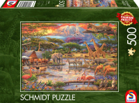 Puzzle Paradies am Kilimandscharo mit 500 Teilen und...