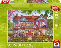 Puzzle Haus im Frühling mit 1000 Teilen,...