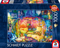 Puzzle Gemütliche Höhle mit 1000 Teilen,...