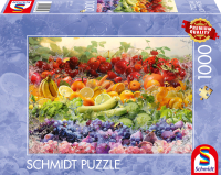 Puzzle Frucht Cocktail mit 1000 Teilen und buntem Motiv...