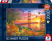 Puzzle Spaziergang zur Golden Gate Bridge mit 1000 Teilen...