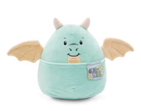 Kuscheliges Nici Chill Kissen in Drachenform, 20 cm groß, ideal für gemütliche Stunden zu Hause.
