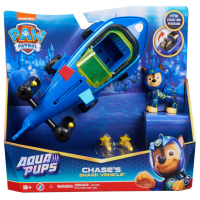 Spin Master Actionfahrzeug PAW PATROL Aqua Pups Basic Vehicle & Figur 4fach sortiert