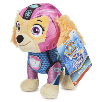 Hellblaues Paw Patrol Plüschtier in 20cm Größe mit Aqua Pups Design.