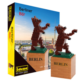 Kleine Bausteine im Berliner Bären Design.