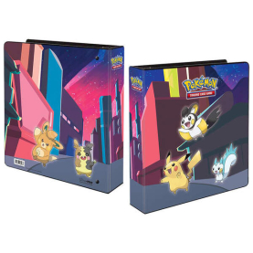 Pokémon Sammelalbum mit glitzerndem Himmel-Design und ausreichend Platz für Karten.