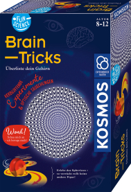 Experimentierkasten Kosmos Brain Tricks mit verschiedenen Experimenten für Kinder ab 8 Jahren.