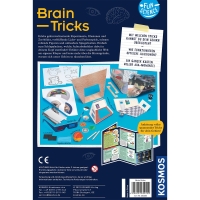 Experimentierkasten Kosmos Brain Tricks mit verschiedenen Experimenten für Kinder ab 8 Jahren.