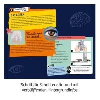 Experimentierkasten Kosmos Brain Tricks mit verschiedenen Experimenten für Kinder ab 8 Jahren