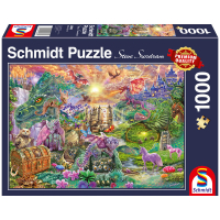 Puzzle Verzaubertes Drachenland mit 1000 Teilen und...