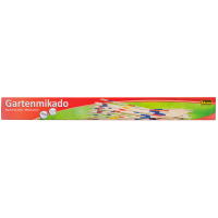 Idena Gartenmikado Outdoor 90cm aus FSC-zertifiziertem Holz für Spaß im Freien.