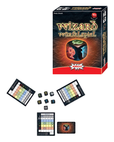 Amigo Würfelspiel Wizard mit spannenden Spielkarten und magischem Thema.