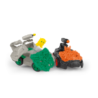 Fantasievolles Eldrador Dschungel Crashmobil Spielzeug mit beweglichen Rädern und detailreichen Dschungel-Designs
